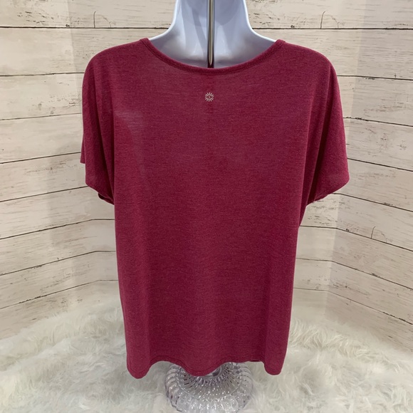 Tangerine Ladies Twisted Front Top Sz Med - Picture 3 of 5